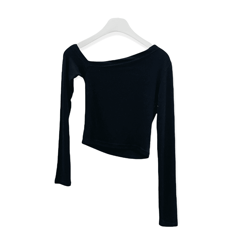 One Shoulder Crop Top C2701