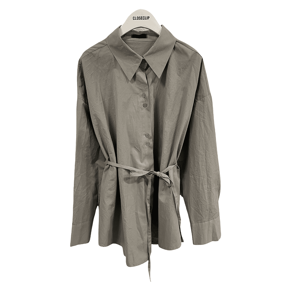 Maxi Shirt with Waist Strap J21