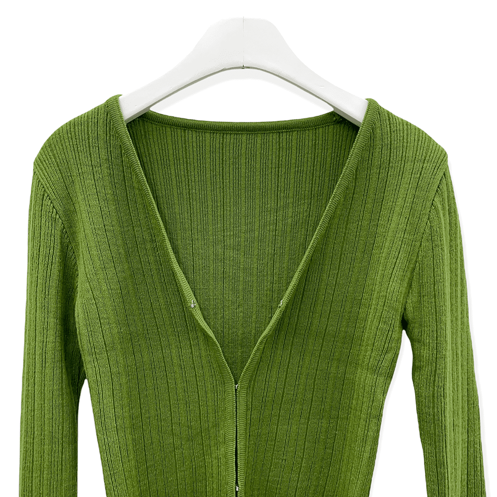 Cropped Cardigan with Front Hook F3